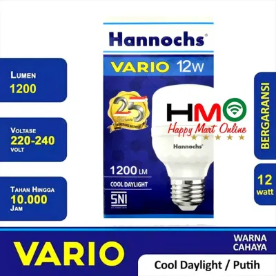 Lampu Kapsul Bohlam LED Capsul Hannochs Vario 12W 12 Watt 6500K Putih