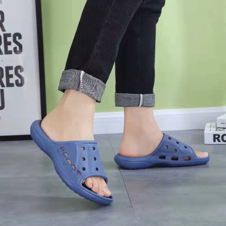 New arrival men's casual slippers hole shoes outdoor sandals beach