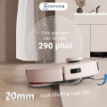 Robot hút bụi lau nhà Ecovacs Deebot T30 Pro Omni xòe giẻ làm sạch tối đa - Lực hút 11000Pa - Pin 5200mAh. 