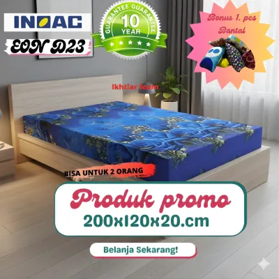 Kasur Busa Inoac EON LG D23 200x120x20 CM – Garansi 10 Tahun Anti Kempes + Bantal Gratis