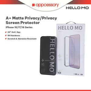 Hello Mo iPhone 18/iPhone 17/iPhone 16 Series A+ HD Matte Privacy / Privacy Screen Protector