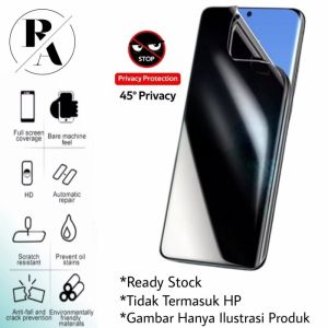 HYDROGEL SPY HITAM GELAP REDMI NOTE 13 PRO PLUS NOTE 13 PRO NOTE 13 PRO 5G NOTE 13 NOTE 13 5G ANTI GORES PLASTIK PELINDUNG LAYAR +
