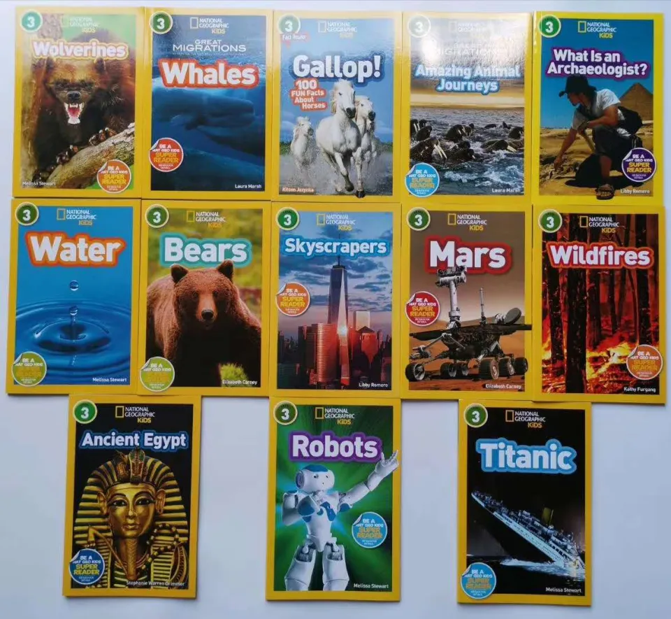 SG Stock] National Geographic Kids Pre reader/1/2/3 Point Readable