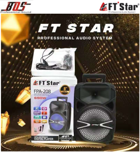FTStar FPA-208 Portable Bluetooth  8  w/ Wire Microphone