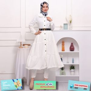 Godwin Collection - Setelan Muslim Fadiya (Tidak Termasuk Hijab) Fashion Muslimah Terbaru One Set Tunik & Celana Super Elegant Fashion Lebaran Hits