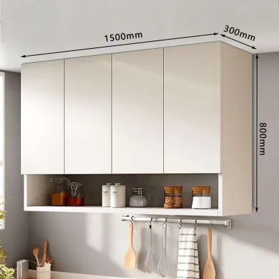 (aluminum) Aluminum alloy kitchen wall hanging storage cabinet