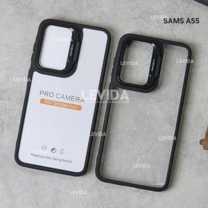Case Antishockproff Clear Stand Ring Kamera for Samsung A15 Samsung A25 Samsung A26 Samsung A35 5G Samsung A55 5G