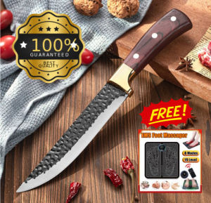 Pisau Dapur Chef Knife Professional Stainless Steel Baja Tajam Kitchen Knives Meat Boning Knife Stainless Steel Utility Knife Pisau Potong Sayuran Piso Iris Daging Pisau Dapur Stenlis