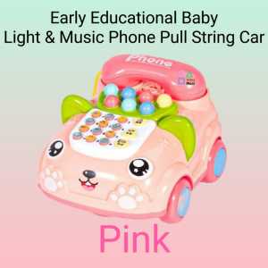 Early Educational Baby Light & Music Phone Pull String Car ( Kereta Bertali Tarik Telefon Pendidikan Awal Bayi & Muzik )
