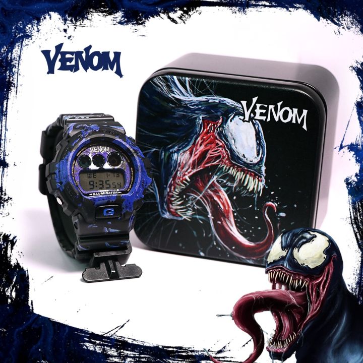 Invicta Men's 1525 Venom Generation II Reserve Blue Dial Black Rubber Strap  Chronograph Dive Watch - Walmart.com