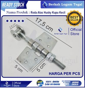 roda atas hasky husky sayap kupu kecil handerson engsel henderson pintu lipat dorong kayu besi Bukan Merk wina / Henderson Grosir