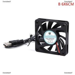 [COD] livestwef DC 5V USB Brushless Sleeve Bearing Fen Computer PC Silent Cooler Cooling Fan Lot