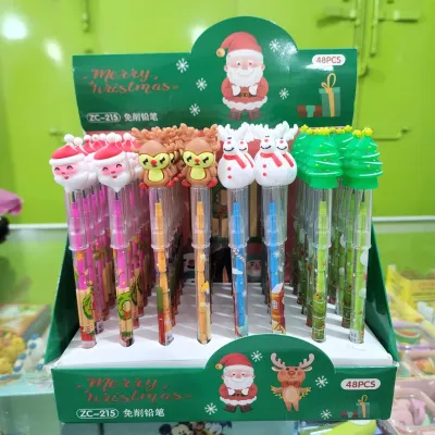 (2Pcs) Pensil Lantu Karakter / Lantu Bensia / Pensil Bongkar Pasang Lucu