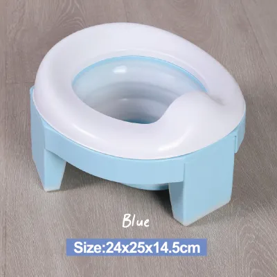 Kids Foldable Baby Training Potty With Anti-slip Grips Portable For Travel