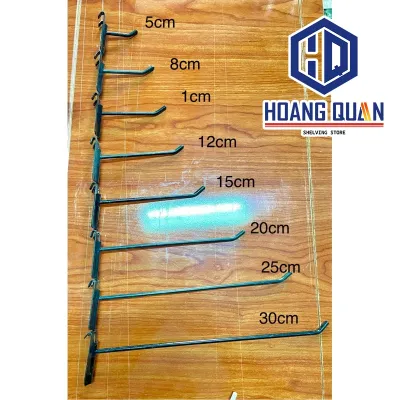 Combo 10 Móc Treo Lưới Sơn Tĩnh Điện Móc Cài Lưới Sắt Móc Treo Phụ Kiện Ốp Điện Thoại Giá Treo Đồ Bán Hàng