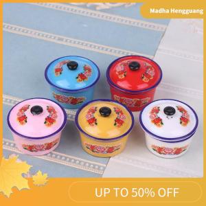 Madha 2pcs Dollhouse Miniature Nostalgic Life Scene Decoration Basin Doll Accessories Toys