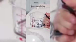 Adjustable Measuring Cup 4-in-1 250ml/8.5oz Clear Measuring Cup Push Up Design for Liquid & Dry Ingredients Dishwasher Safe Space-Saving Measuring Tool for Baking Cooking Drink Making