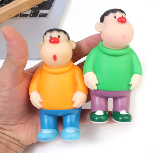 เครื่องประดับรถยนต์ลายเสืออ้วน2ชิ้นของขวัญตกแต่งแผงคอนโซลตรงกลางตุ๊กตาโนบิตะโดราเอมอนคอมมิคญี่ปุ่น