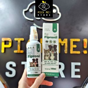 Five Fipronil Spray Xịt Diệt Ve Rận Bọ Chét Ghẻ Bọ Mạt cho Chó Mèo