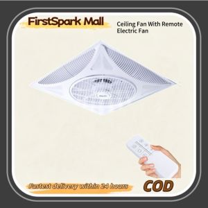 Ceiling Fans Heavy Duty with Remote Control Conceal Air Circulation Fan Gypsum Board Invisible Ceiling Fan For Home Office Embedded Wall Mounted Electric Fan Inverter