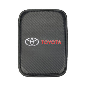 【COD&Ready Stock】Car Armrest Pad Carbon Fiber Universal Car Center Console Armrest Cushion Mat Soft Pad Cover Black Armrest Increas Pad Protection Box Pad Front Seat Side Armrest Rest Soft Protector Car Interior decoration Car Accessories