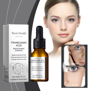 【Ready Stock】West Month Tranexamic Acid Brightening Essence – Fades Dark Spots & Uneven Skin Tone Deep Hydration with Hyaluronic Acid Soothes & Restores Radiance 30ml