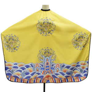 Salon Haircut Cape Dragon Pattern Chinese Style Adult Barber Apron Haircut Cape Home Fashion Styling Tarp Hairdressing Tools