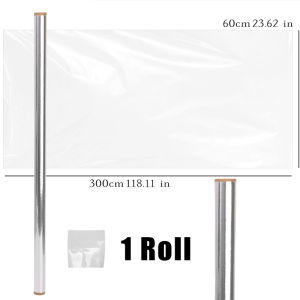 3M Electrostatic Wall Protector Film Kitchen Waterproof and Oil-resistant Transparent Non-adhesive Static Cling Decor Wall Stickers