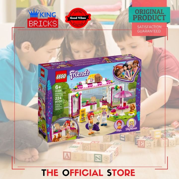 LEGO Original FRIENDS 41426 Heartlake City Park Cafe Mainan Anak