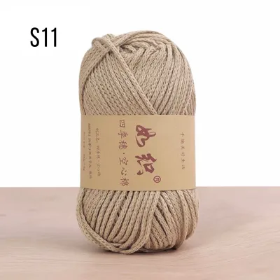 SG Seller Japanese style rope braided yarn cord 2.5mm thick (65% cotton 35% polyester) diy macrame crochet bag