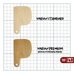 Talenan Kayu Pinus Premium Food Grade Talenan Serbaguna Huruf P Home Dekor Hiasan Dinding Perlengkapan Rumah