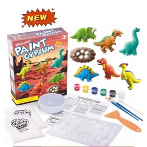 SG Seller| NEW DIY Toys Painting Kit for Kids Arts and Crafts Plaster Paint Gypsum DIY toy kit Fridge Magnet Painting toys
