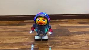 Electric Dancing Space Duck Baby Early Education Toy Children Singing Robot With Light Music Babies 1-3 Years Old Plush Toy