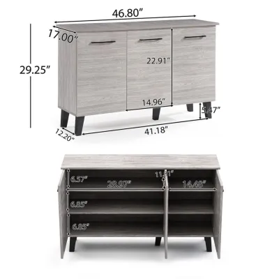 Furniture Direct ROHAN 160cm Sideboard living cabinet display cabinet drawer storage