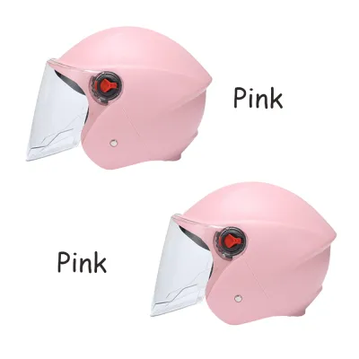 Buy 1 Take 1 Couple Adult Half Face Helmet For Motorcycle Single Visors For Road Racing Universal