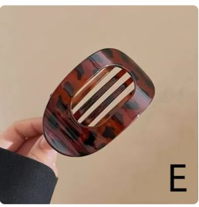 1pc Duckbill Clip Leopard Print Large Hair Clip Head Hair Clamp