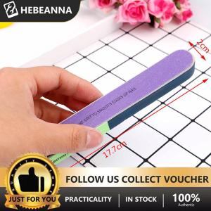 hebeanna 1Pcs creative printing nail file sanding sand six-sided polishing file nail tool