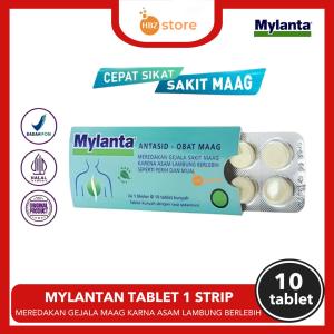 Mylanta Tablet 1 Strip isi 10 Tablet - Meredakan Gejala Maag Karna Asam Lambung