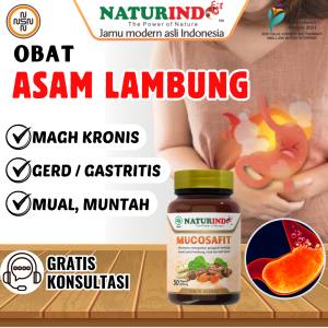 Obat Asam Lambung Kronis dan Gerd Magh Asam Lambung Paling Ampuh Kapsul jamu MUCOSAFIT