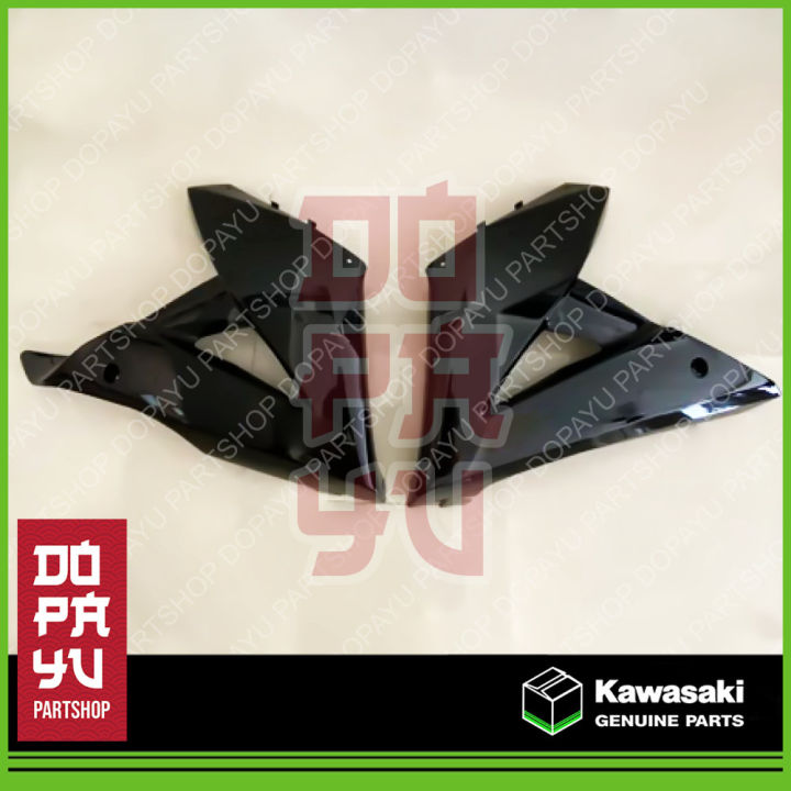 Ninja Rr Polos Fairing Bawah Ninja Rr New Warna Hitam Polos Kanan Kiri Original ...