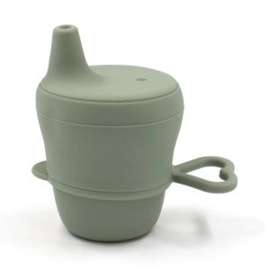 KottonVille Silicone Cup 2in1 Spout & Open Cangkir Latih Minum Anak Bayi