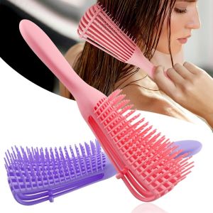 Octopus Curly Hair Comb Womens Detangling Hair Brush Wet Hair Massage Anti-frizz Twisting Hairdressing Smooth Hair Curly Comb