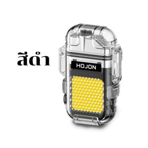 【PengsiC】กันลม/กันน้ำ ส่วนโค้งไฟฟ้าคู่ ไฟแช็ก ไฟแช็คเท่ๆสวยๆ จอแสดงแบตเตอรี่ ไฟฉายพกพา ไฟแช็ค ไฟแช็คไฟฟ้า usb ไฟแช็คแปลกๆ Lighter ​ไฟแช็กไฟฟ้า ไฟลอย