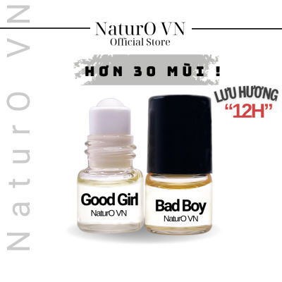 [LƯU HƯƠNG 12H] Tinh dầu nước hoa Pháp 10ml & 2ml dạng lăn, 30 mùi nước hoa nam nữ NỔI TIẾNG