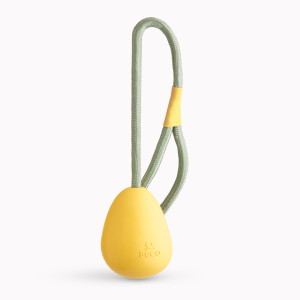 BECO Slinger Pebble Natural Rubber Toy for Dogs