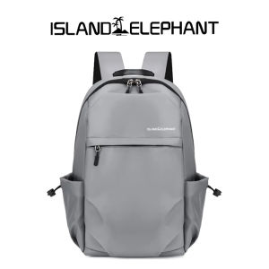 ISLAND ELEPHANT Waterproof 15.6inch Laptop Backpack Student School Bag Casual Bag Travel Bag