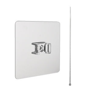 Punching Free Self Lock Cable Ties with Patch Wire Organizer Strong Fixing Buckle Wall Water Pipe Tie Snap Fastener