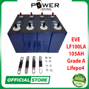 Brand New 2026 Grade A EVE LF100LA 3.2V 100AH Lifepo4 Battery Prismatic Cells 4000 lifecycles Solar