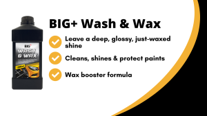 DRCLEANING BIG+ Wash & Wax Car Shampoo 1000ml Premium Quality Clean Shine Protect Paint Deep Glossy Sabun Kereta Berkilat Cucian Pencuci Kereta Buih Bersinar Berkilau
