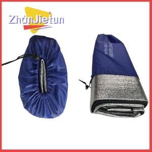 zhanjietun Waterproof camping เสื่อนอนอลูมิเนียมฟอยล์กลางแจ้งพับเก็บได้เสื่อชายหาด